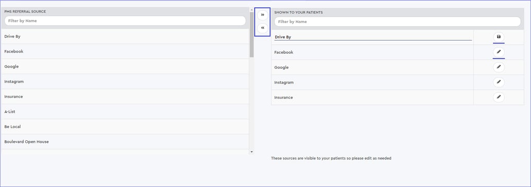 Forms List