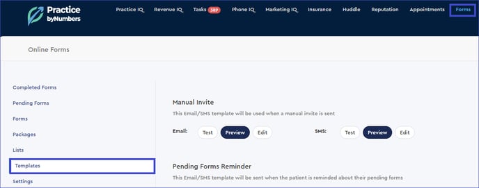 Forms templates 1